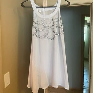 Sequined Dress Tank Top